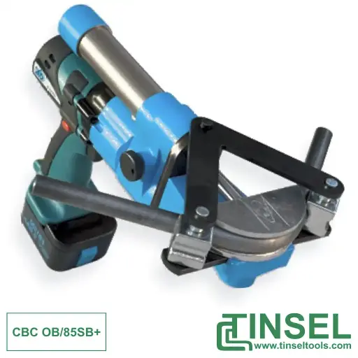 Portable hydraulic battery-powered pipe bender for hydraulic pipes CBC OB/85SB+